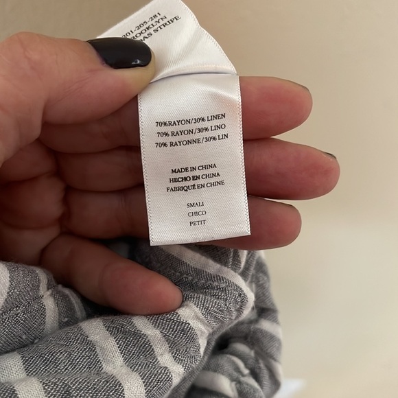 RAILS Brooklyn Caldas Stripe Pants Jumpsuit Size Small - Picture 9 of 9